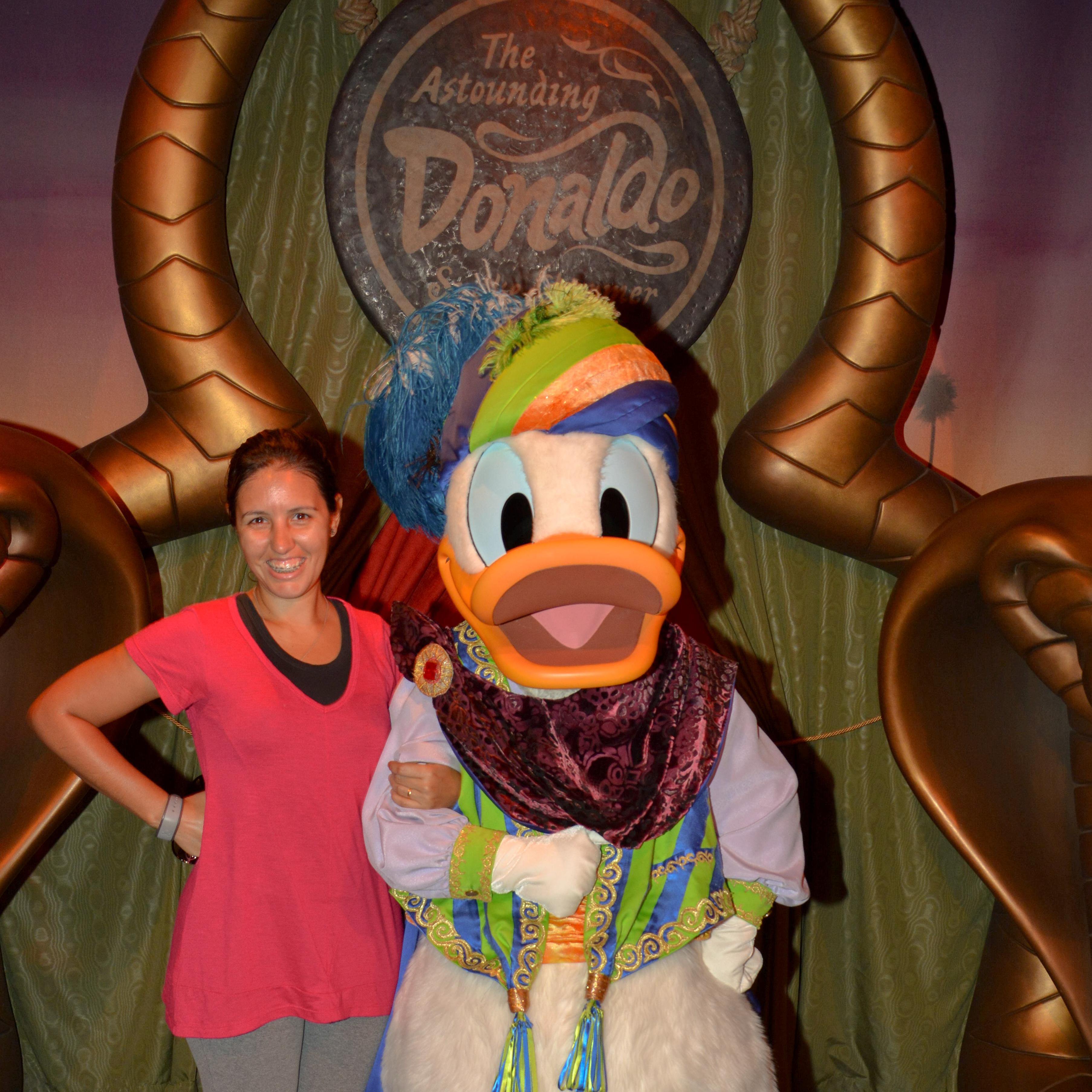 Magic Kingdom - fotos com personagens: Donald