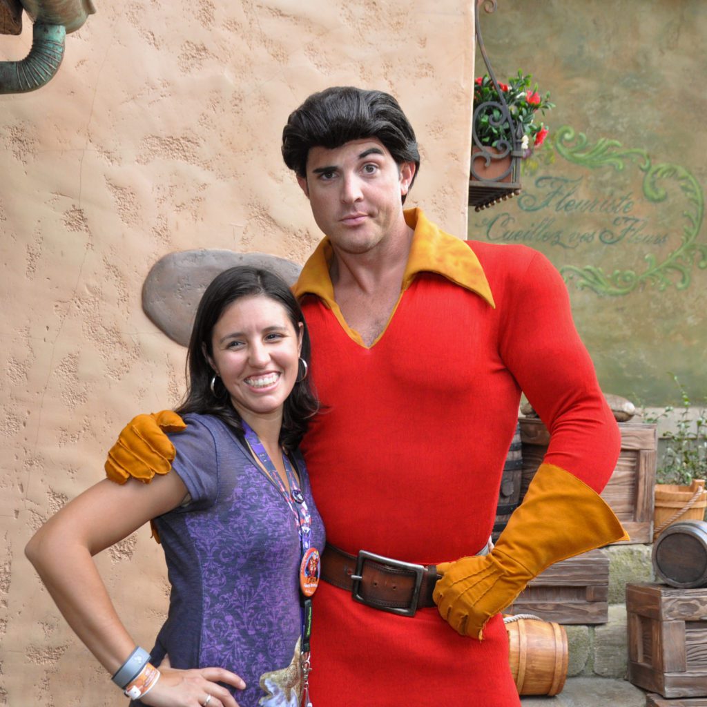 Magic Kingdom - fotos com personagens: Gaston