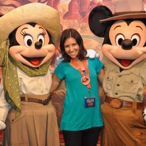 Disney's Animal Kingdom - fotos com personagens: Mickey & Minnie