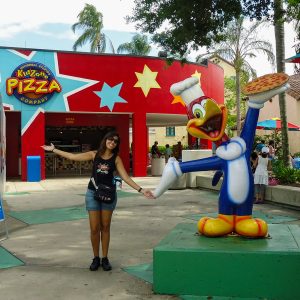 Universal Studios Florida - onde comer: KidZone Pizza Company